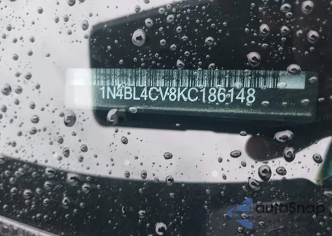 2019 Nissan Altima Sr from USA, damaged, VIN 1N4BL4CV8KC186148